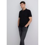 Mavi Siyah Polo Tişört 064946-21842