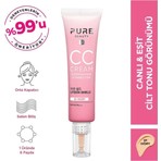 Pure Beauty CC Krem SPF50 PA+++ Ivory 30 ml Paraben İçermez Ciltte Doğal Işıltı Sağlar