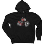 Z zepplin Chopper Cruiser Siyah Kapşonlu Sweatshirt Hoodie