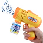 Bolfer Köpük Tabancası Otomatik Baloncuk Makinesi Pilli - 2026 Model Sızdırmaz Tasarım Bubble Gun - Çocuk Doğum Günü Hediyesi Sarı