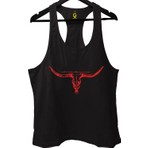 Top Glory Hornr Siyah Gym Fitness Tank Top Sporcu Atleti