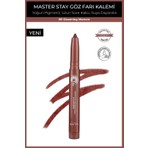 Suya Dayanıklı 11 Saat Kalıcı Yoğun Pigmentli Kremsi Göz Kalem Farı - Master Stay 06 Gleaming Maroon