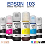 Epson 103 Ecotank L3210 Uyumlu Dört Renk +2 Siyah Mürekkep Takımı