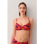 Suwen Flame Yarı Destekli Bikini Üstü