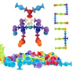 Go Toys Shopist Vakum Molekül 25 Parça Yapı Taşları Fidget Duyusal Eğitici Oyuncak Squigz Blok