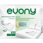 EVONY Yatak Koruyucu Örtü 60x90 cm 30 Adet Kaymayı Önleyen Yüzeyle Güvenli Kullanım