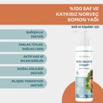 Kahu Naturals Pure Salmon Vitality %100 Doğal Norveç Somon Balık Yağı, Omega 3 ve 6, E Vitamini, Kedi ve Köpek, 250 ml
