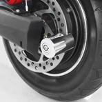Stabo Motosiklet Su Geçirmez Disk Kilidi Hatırlatma Kablolu Gümüş Renkli Güvenli Koruma