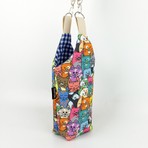 Woodycord 1 Litrelik Renkli El Yapımı U Model Kot Matara Kılıfı Taşınabilir ve Dayanıklı