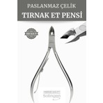 Lovendas Paslanmaz Çelik Solingen Tırnak Eti Pensi Yüksek Kalite ile Tırnak Bakımı İçin İdeal