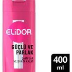 Elidor Superblend 2'si 1 Arada Şampuan ve Saç Bakım Kremi Güçlü ve Parlak E Vitamini Makademya Yağı  400 ml