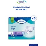 Tena Slip Maxi Bel Bantlı Hasta Bezi, Büyük Boy (L), 8 Damla, 24'Lü 3 Paket 72 Adet