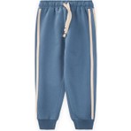 Cigit Şerit Detaylı Eşofman 2-10 Yaş Indigo Mavi