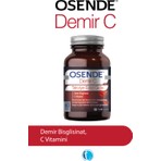 Osende Demir C 60 Kapsül Bitkisel Demir Bisglisinat ve C Vitamini Türkiye Menşeli