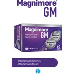 Magnimore GM Magnezyum 60 Tablet Bisglisinat Malat İçeren Takviye Edici Gıda Enerji Artırıcı Formül