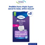 Tena Proskin Pants Night Large Büyük Beden Gece İçin Süper Emici Külot 30'lu 2 Paket - 60 Adet