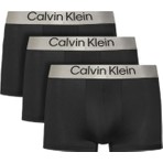Calvin Klein Erkek Siyah Boxer 3'lü Paket S Beden Dokuma Desenli Rahat Kullanım LV00NB4269