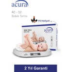 Acura AC-52 Bebek Tartısı 20 kg Kapasite Dijital