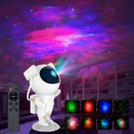 Robeve Astronot Gece Lambası Anne Bebek Gece Lambası Çocuk Odası Gece Lambası Projektör Yıldızlı Gece Lambası Yıldızlı Projektör