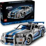 LEGO ® Technic™ Daha Hızlı Daha Öfkeli Nissan Skyline Gt-R (R34) Araba 42210 - 18+ Yaratıcı Araç Modeli Yapım Seti (1410 Parça)