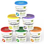 ChildGen Doğal Oyun Hamuru - Eco Cup- 6x125gr Ana Ve Ara Renkler