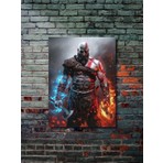 Kratos - God Of War - Gaming Posterleri, Özel Tasarım Kağıt Poster, Duvar Sanatı