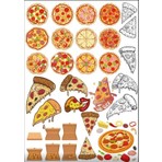 Reysa Tasarım Pizza Sticker Set