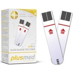 PLUSMED PM-100 Beyaz Fast Test Şeker Test Stribi 50 Test Hafif ve Dayanıklı Kullanım Kolaylığı