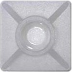 Gwest Yapışkanlı Kroşe 19MM x 19MM - Beyaz - 10 Adet