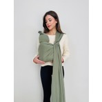 Kubbe Premium Bebek Taşıma Şalı Yeşil Esnek Halkalı Cepli Şalı, Bebek Askısı Wrap Sling Kanguru