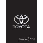 Suya Dayanıklı Yıkanabilir Toyota Oto Paspas Kağıdı Siyah Gümüş Baskı 50 Adet - 35X50CM - Kalın