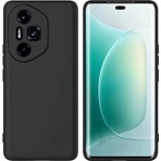 Honor 300 Pro Uyumlu Silikon Kılıf - Kamera Korumalı Esnek Pastel Renk Kapak - Siyah