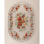 Madame Coco Montclus Oval Halı - Koyu Bej/Kahverengi - 160x230 cm