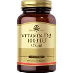 Solgar Vitamin D3 1000 IU (25 µg) 100 Yumuşak Jelatin Kapsül Besin Takviyesi