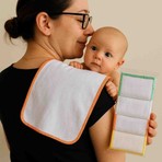 Henessa Baby 4'lü Omuz Örtüsü %100 Pamuk Çok Renkli 50×25 Yumuşak ve Emici Özellikte