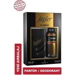 Jagler Klasik Erkek Parfüm 90 ml Ferah Koku + 150 ml Deodorant + 50 ml Roll Hediye Seti