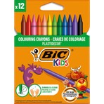 Bic Kids Plastidecor 12'li Silinebilir Mum Pastel Boya