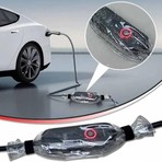 Glanz Elektrikli Araç Şarj Adaptör Yağmur Koruma Brandası, Ev Şarj Adaptör Koruyucu 45 - 23CM