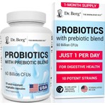 Dr. Berg Nutritionals Probiotic 60 Billion Cfus 30 Probiotic Capsules