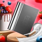 Pasta Spatulası - Profesyonel Hamur Sıyırıcı - Ölçü Cetvelli Pasta Hamur Spatulası 721743