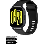 PSGT Xiaomi Yumuşak Silikon Kayış Akıllı Saat Bileklik Kordonu Redmi Watch5 Active Uyumlu Dayanıklı Malzeme