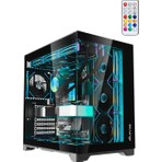 Revenge Kumandalı Supernova 7 Rgb Fanlı Atx Temperli Cam Panel Akvaryum Gaming Bilgisayar Kasası