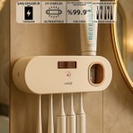 Mioji UV5F 1200MAH Şarj Edilebilir Uv Sterilizatörü Otomatik Diş Fırçası Tutucusu