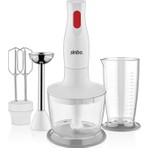 Sinbo SHB-3147 400 Watt El Tipi Blender Seti Beyaz Renk 700 ml Ölçü Kabı ve 600 ml Doğrayıcı