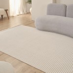 Kaşmir Halı İskandinav Nora Beige 160x230 Cm Salon Mutfak Halısı Yolluk Kilim