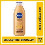 NIVEA Q10 Güneşsiz Bronzlaştırıcı Vücut Losyonu 400ml, Sıkılaştırıcı, 7 Günde Sıkı Bronz Cilt, Açık Buğday Ten