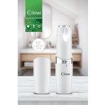 Kiwi KEP-6816 Otomatik Işıklı Cımbız Epilasyon Cihazı Beyaz Renk Hassas Bölgeler İçin Kablosuz Kullanım