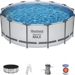 Bestway 5618W Steel Pro MAX  Prefabrik Yer Üstü Çember Havuz Seti 3,96 m x 1,22 m