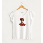 Kidilia Frida V Yaka Kadın Tasarım T-Shirt