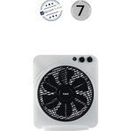 Raks 60W Yer Tipi Kutu Vantilatör - Güçlü Hava Akımı, Sessiz Çalışma, Masaüstü ve Ayaklı Kullanım, Geniş Salınım Açısı